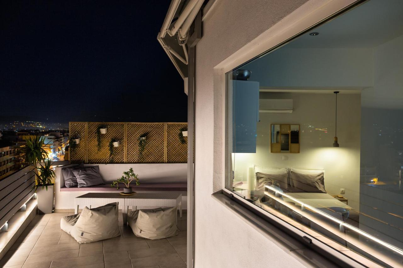 Private Jacuzzi & Acropolis View - The Loft Athene Buitenkant foto
