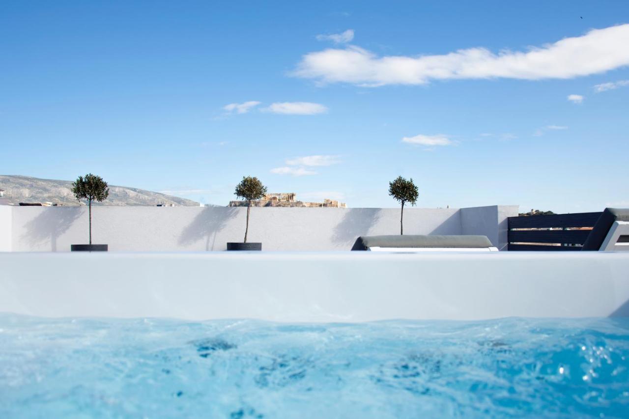 Private Jacuzzi & Acropolis View - The Loft Athene Buitenkant foto